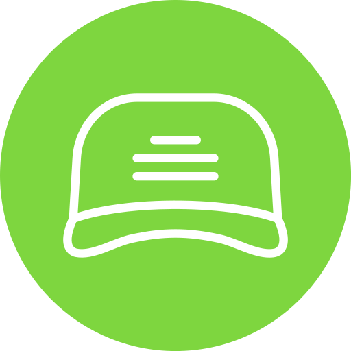 czapka baseballowa Generic Flat ikona