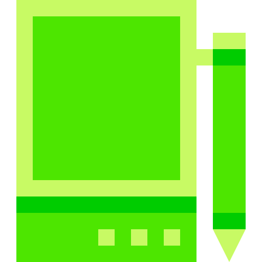 펜 태블릿 Basic Sheer Flat icon