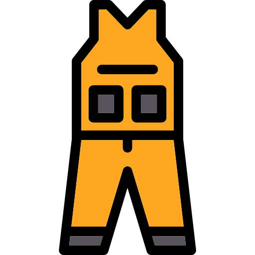 Coverall Generic Outline Color icon
