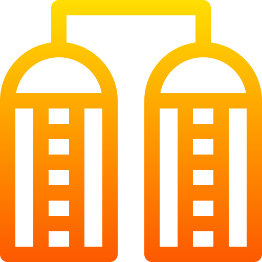 silos Basic Gradient Lineal color ikona