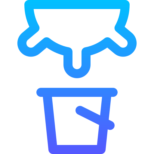Milking Basic Gradient Lineal color icon