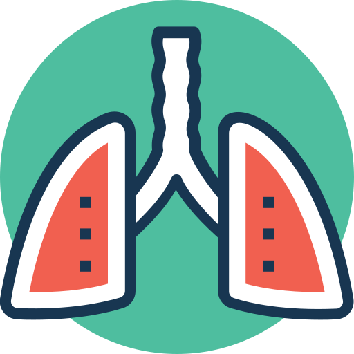 pulmones humanos Generic Rounded Shapes icono