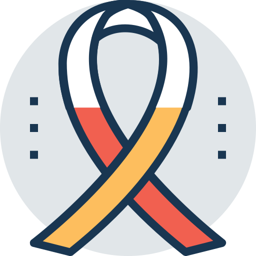 Cancer Ribbon Generic Rounded Shapes icon