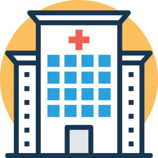 Hospital building Generic Rounded Shapes icon