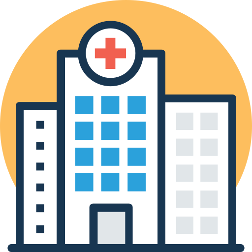 Hospital building Generic Rounded Shapes icon