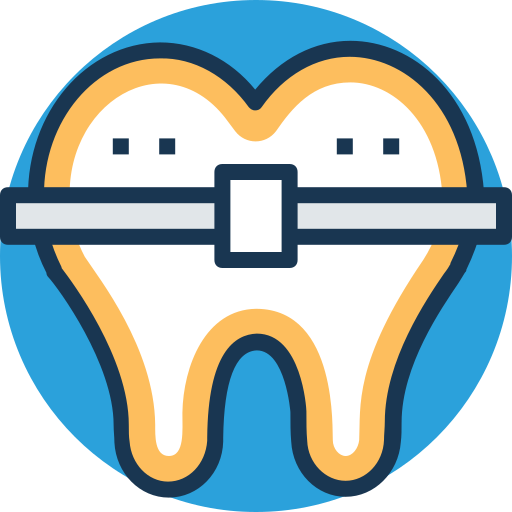 opieka dentystyczna Generic Rounded Shapes ikona