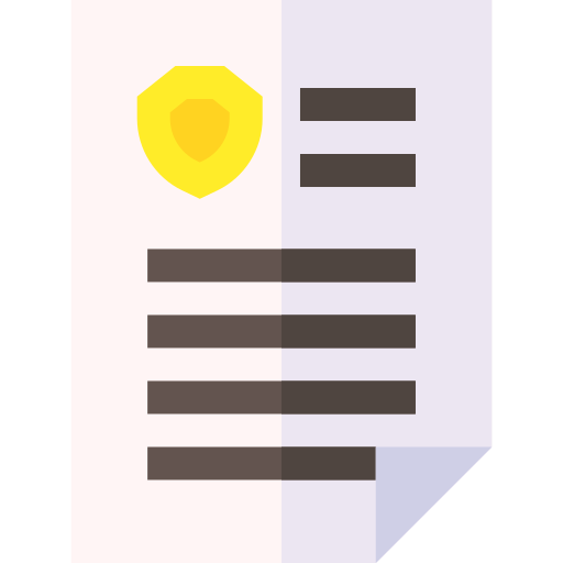 경찰 명령 Basic Straight Flat icon