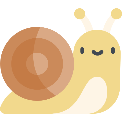 snail Kawaii Flat icon