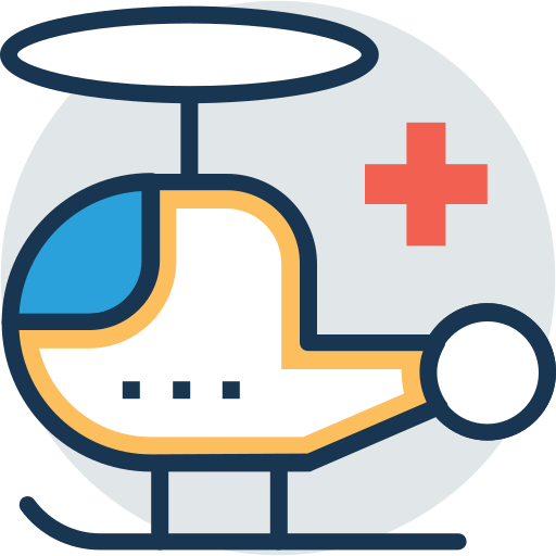 Air Ambulance Generic Rounded Shapes icon