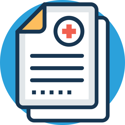 Medical Report Generic Rounded Shapes icon