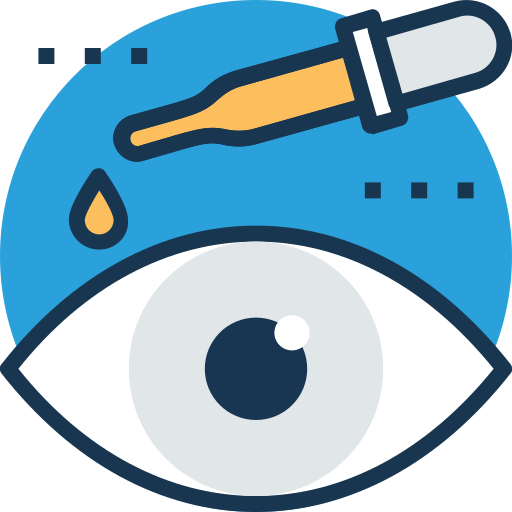 Eye drops Generic Rounded Shapes icon