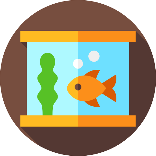 acuario Flat Circular Flat icono