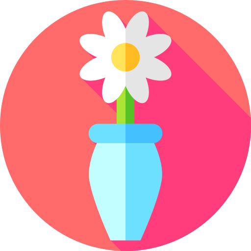 Flower Flat Circular Flat icon
