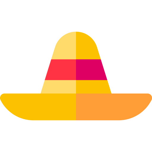 Mexican hat Basic Rounded Flat icon