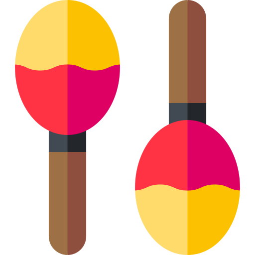 maracas Basic Rounded Flat icono