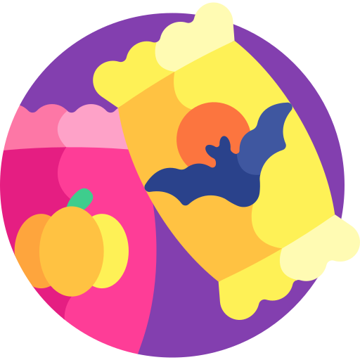 Halloween candy Detailed Flat Circular Flat icon