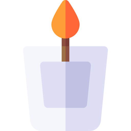 свеча Basic Rounded Flat иконка