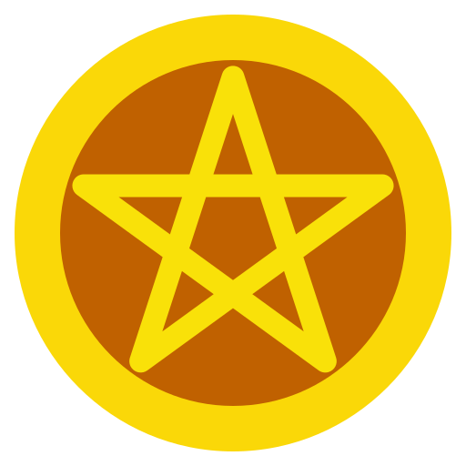 pentagram Generic Flat icoon