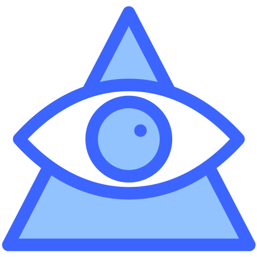 pirámide Generic Blue icono