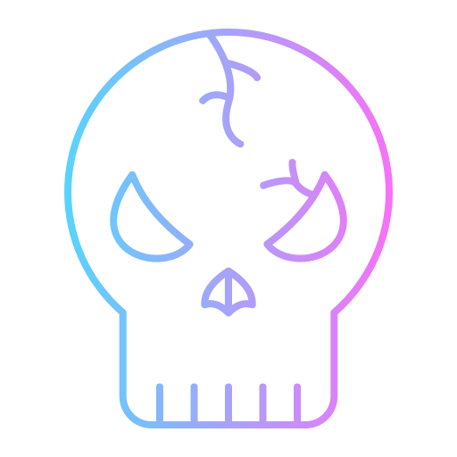 Skull Generic Gradient icon
