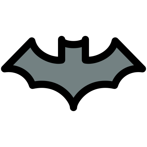 Bat Generic Outline Color icon