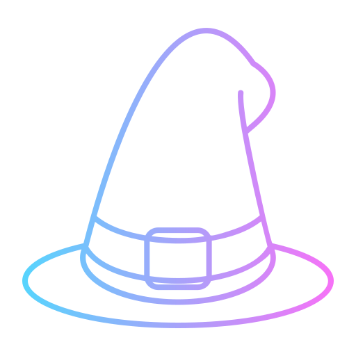 Witch hat Generic Gradient icon