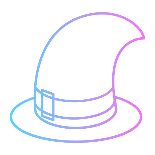 魔女の帽子 Generic Gradient icon