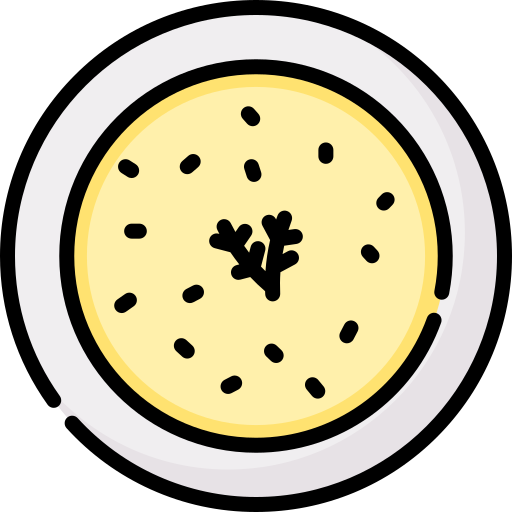 pizza blanca Special Lineal color icono