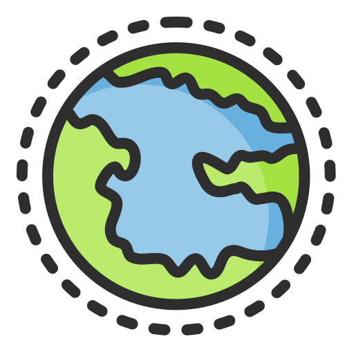 Ozone layer Generic Outline Color icon