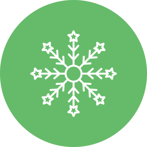 flocon de neige Generic Circular Icône