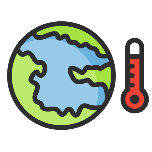 Global Warming Generic Outline Color icon
