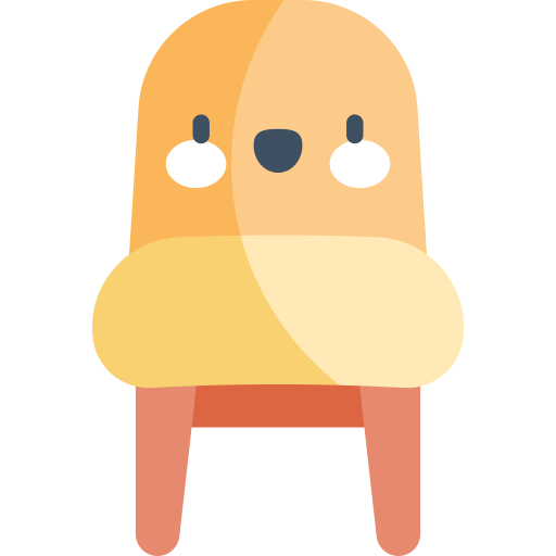 Chair Kawaii Flat icon