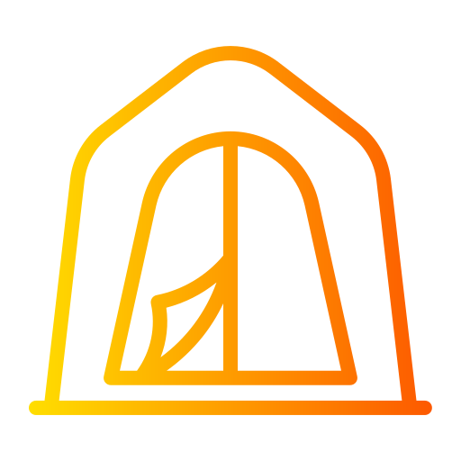 캠핑 텐트 Generic Gradient icon