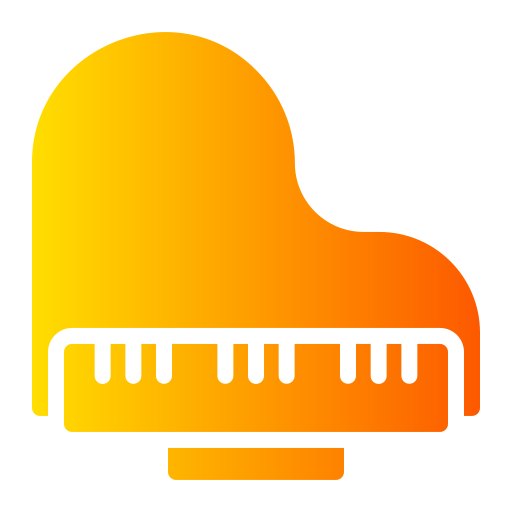 피아노 Generic Flat Gradient icon