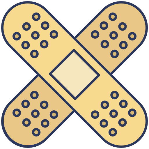 bandage Generic Outline Color icon