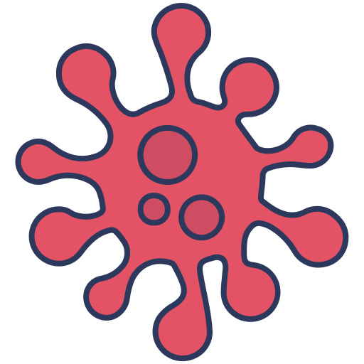 virus Generic Outline Color icona