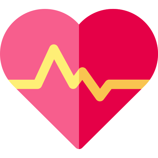 ritmo cardiaco Basic Rounded Flat icono