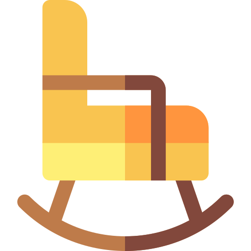 흔들 의자 Basic Rounded Flat icon