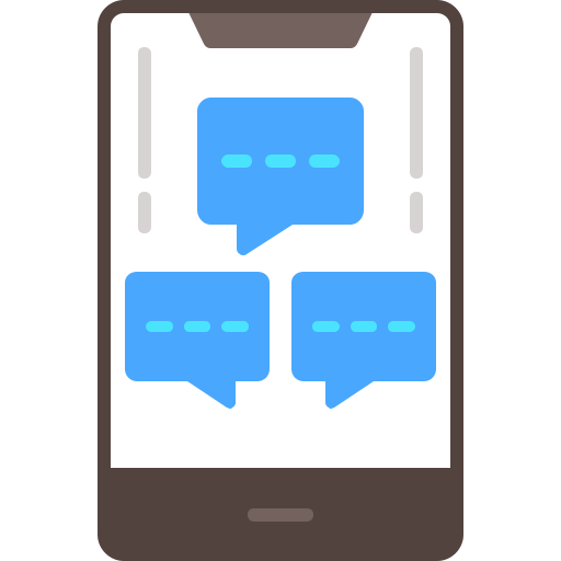 Mobile Chat Generic Flat icon