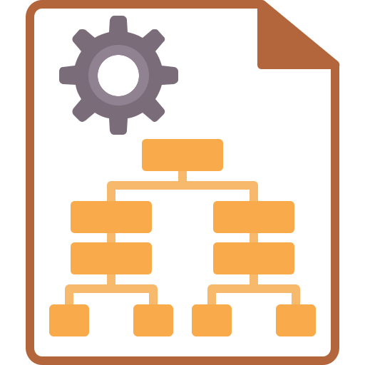 Hierarchy structure Generic Flat icon