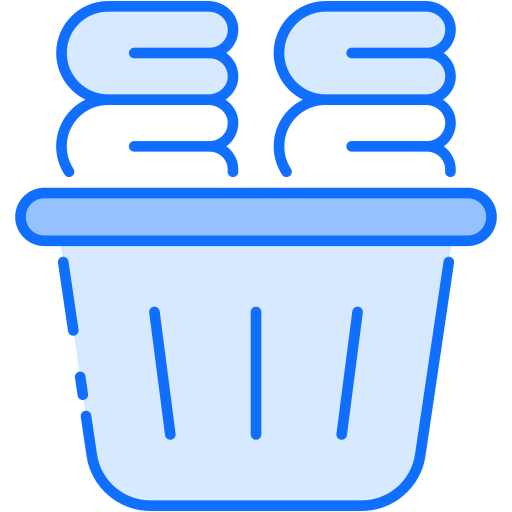 Laundry basket Generic Blue icon
