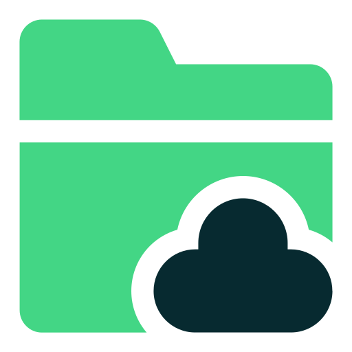 folder w chmurze Generic Flat ikona