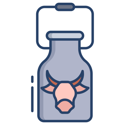 barre de lait Generic color outline Icône