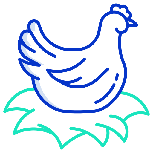 家禽 Generic color outline icon