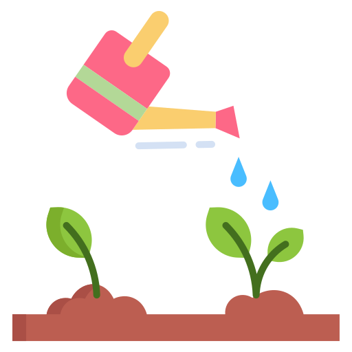 Поливать растения Generic color fill иконка