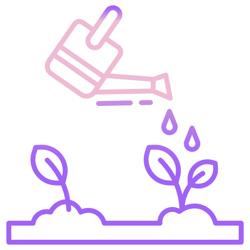 Watering plants Generic color outline icon