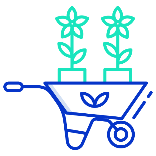 Wheelbarrow Generic color outline icon