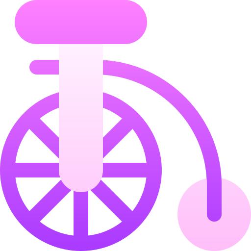 Одноколесный велосипед Basic Gradient Gradient иконка