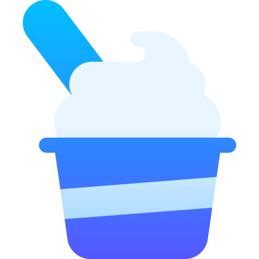 아이스크림 Basic Gradient Gradient icon