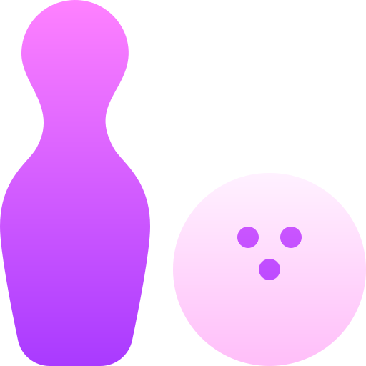 bowling Basic Gradient Gradient icoon
